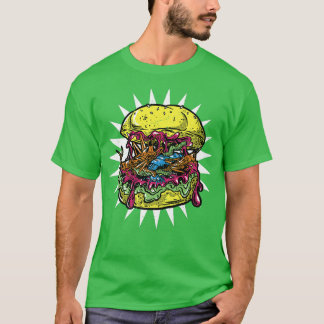Camiseta Insect Burger Cheeseburger Sayings Hamburger Resta