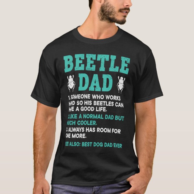 Camiseta Insect  Entomology Future Entomologist Beetle Dad (Frente)