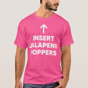 Camiseta Inserir Pimentão Chili Jalapeno Poppers