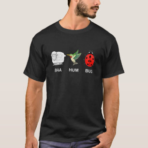 Camiseta Inseto Bah HUM Bah Humbug Feriado no Gráfico Engra