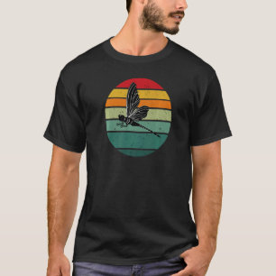 Camiseta Inseto de Insetos Gráficos da Dragonfly Vintage