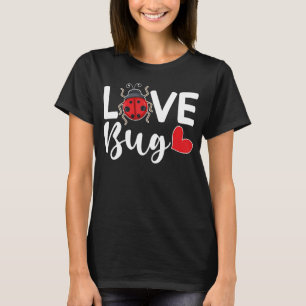 Camiseta Inseto de Ladybug do Partido Dia de os namorados