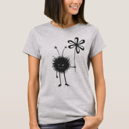 Camiseta Inseto do ventilador do Mau do Gótico de corte