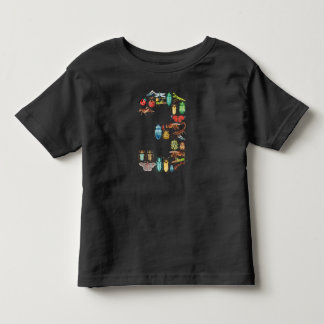Camiseta Inseto Engraçado, aniversário de 3 anos, Presente 