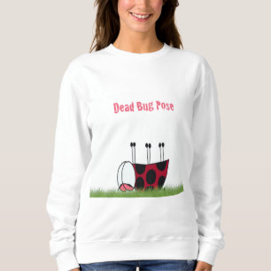 Camiseta Inseto Engraçado Morto Ladybug Yoga Pose