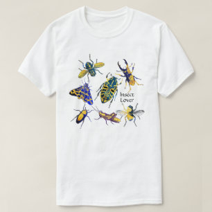 Camiseta Inseto Entomológico Elegante Chic Funky Lover