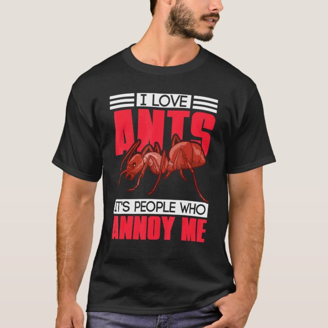 Camiseta Inseto Entomology Idea Ant (Frente)