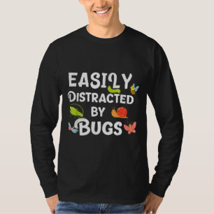 Camiseta Inseto facilmente distraído por insetos Insetos En