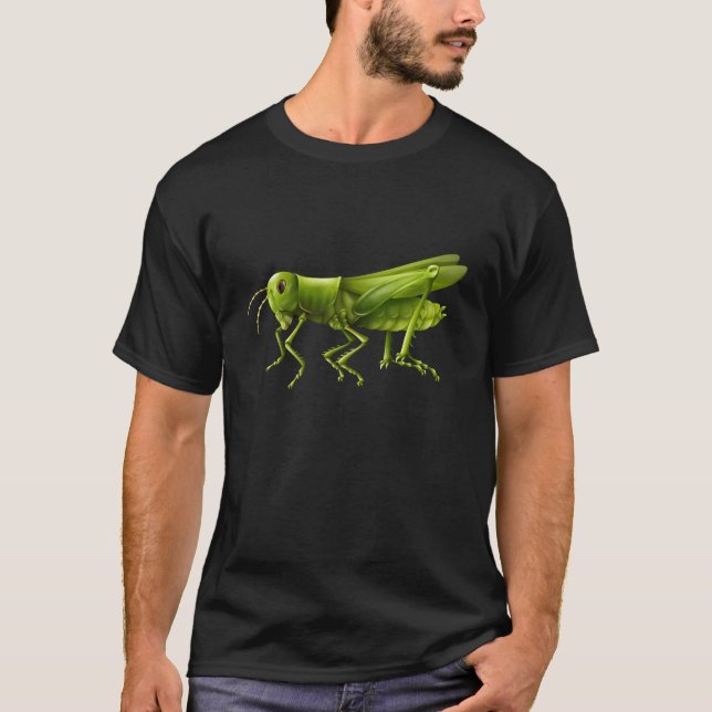 Camiseta Inseto Legal De Entomologia Natural Do Gafanhoto (Frente)