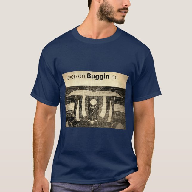 Camiseta inseto no impressão (Frente)