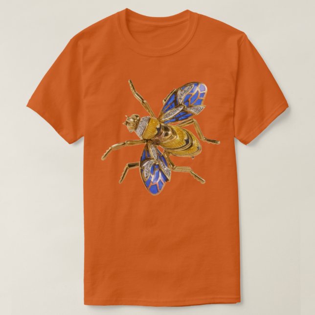 Camiseta Inseto ouro (Frente do Design)
