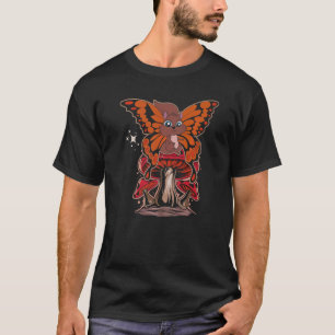 Camiseta Inseto Rodent Butterfly Mogumelo Floresta Animal S