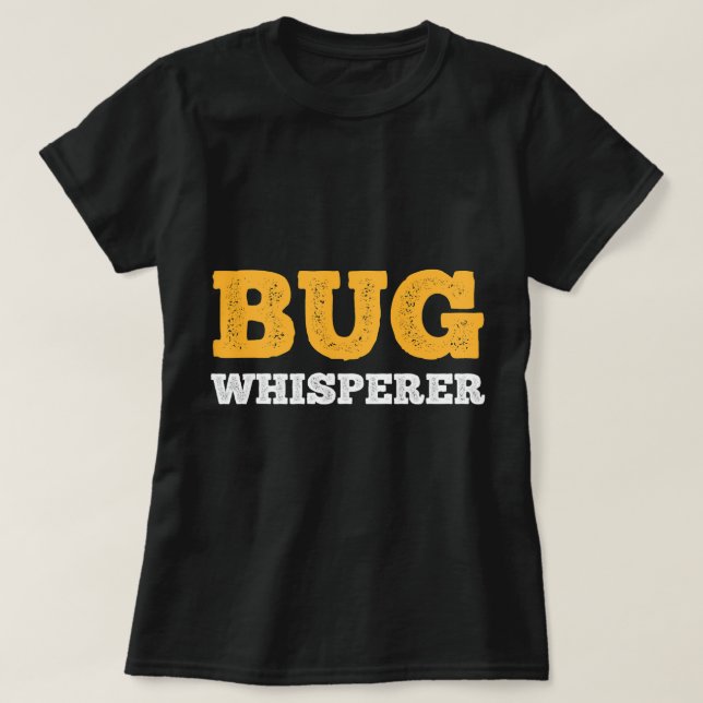 Camiseta INSETO Whisperer IT Programmer Inseto Computação (Frente do Design)