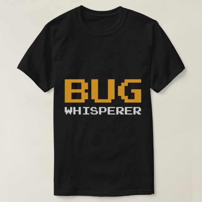 Camiseta INSETO Whisperer IT Programmer Inseto Computação (Frente do Design)