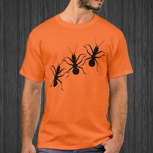 Camiseta Insetos Assustadores De Formigas Negras