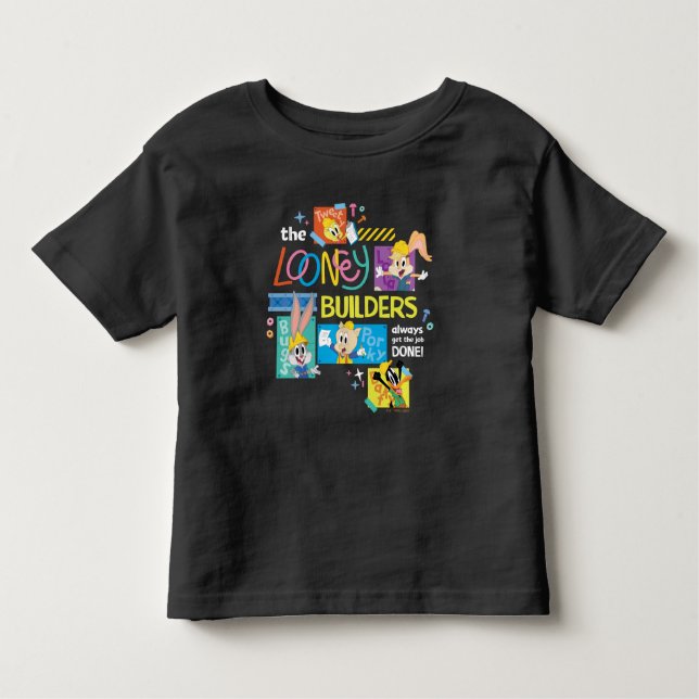 Camiseta INSETOS BUNNY BUILDERS™| A Colagem Looney Builders (Frente)