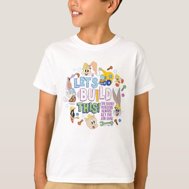 Camiseta INSETOS BUNNY BUILDERS™| Desenho "Construir Este V (Frente)