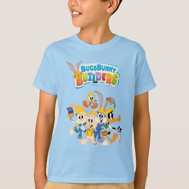 Camiseta INSETOS BUNNY BUILDERS™| Grupo Looney Builders (Frente)
