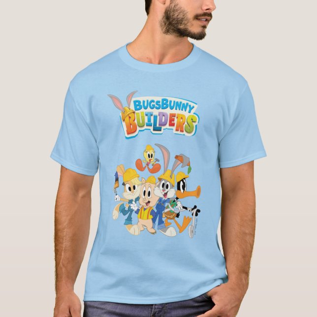 Camiseta INSETOS BUNNY BUILDERS™| Grupo Looney Builders (Frente)