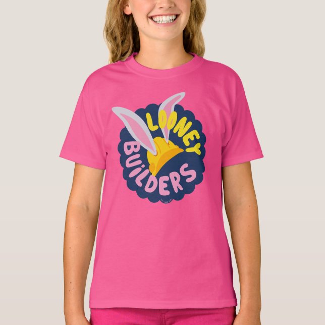 Camiseta INSETOS BUNNY BUILDERS™| Logotipo escalado do duro (Frente)