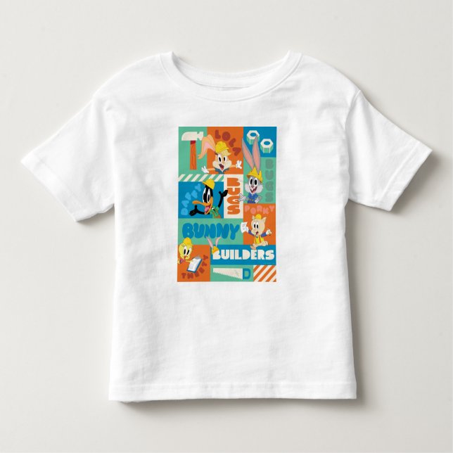 Camiseta INSETOS BUNNY BUILDERS™| Padrão de Grade de Caract (Frente)