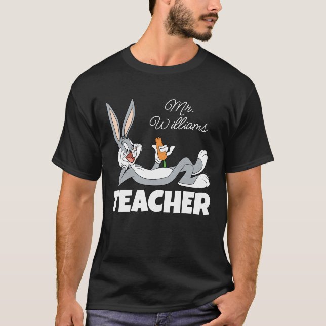 Camiseta INSETOS BUNNY™ Deitando Comendo Professor De Cenou (Frente)