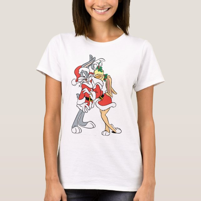 Camiseta INSETOS BUNNY™ e Lola Mistletoe Kiss (Frente)