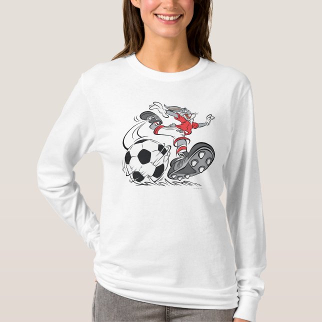 Camiseta INSETOS BUNNY™ Jogando futebol (Frente)