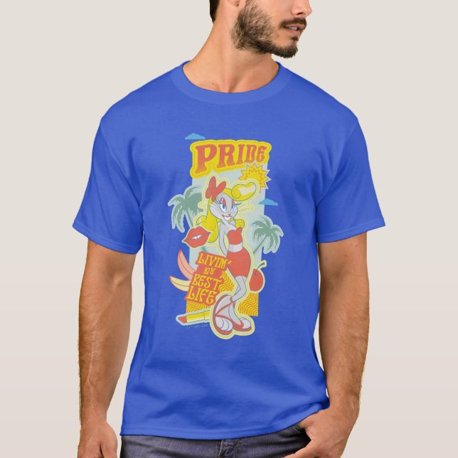 Camiseta INSETOS BUNNY™ Pride - Vivendo minha melhor vida (Frente)