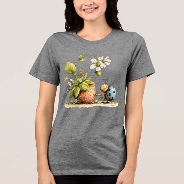 Camiseta Insetos de Morango (Frente)