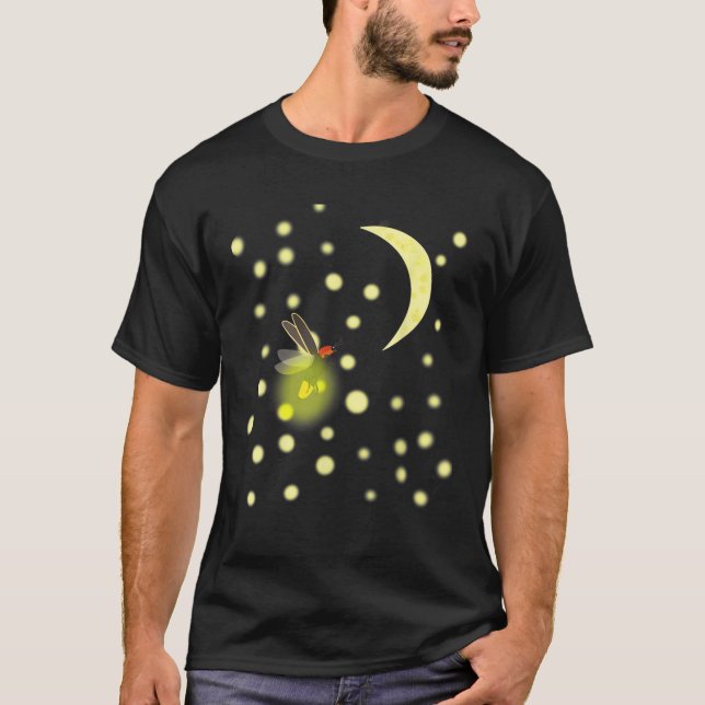 Camiseta Insetos de relâmpagos e Insetos de lua infectam a  (Frente)