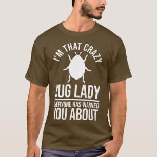 Camiseta Insetos Entomológicos - Inseto Entomologista Lady