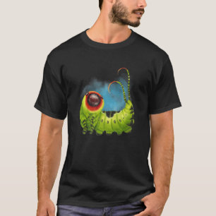 Camiseta Insetos Lagarta e Vida de Invertebrados