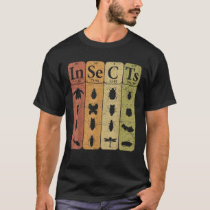 Camiseta Insetos Tabela Periódica Elementos Entomologista R