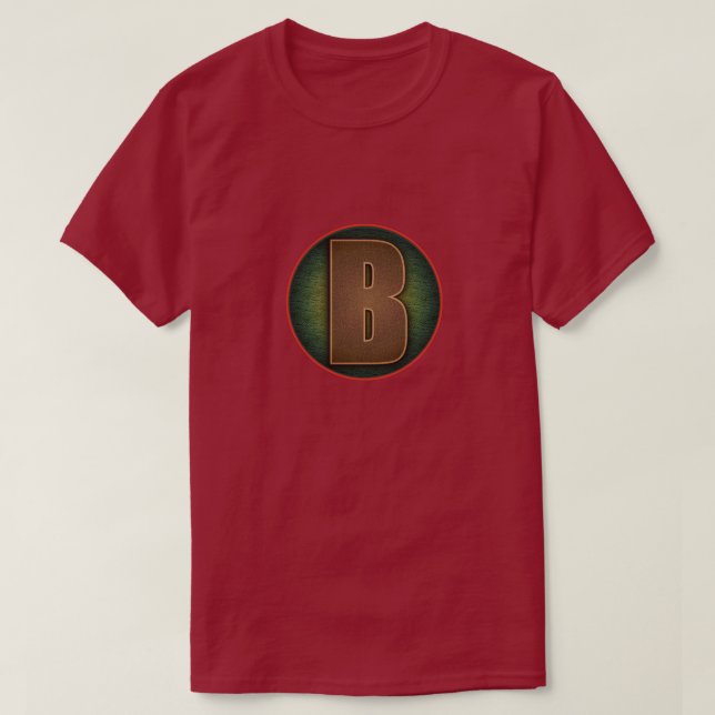 Camiseta Insígnia "B" Super Hero (Frente do Design)