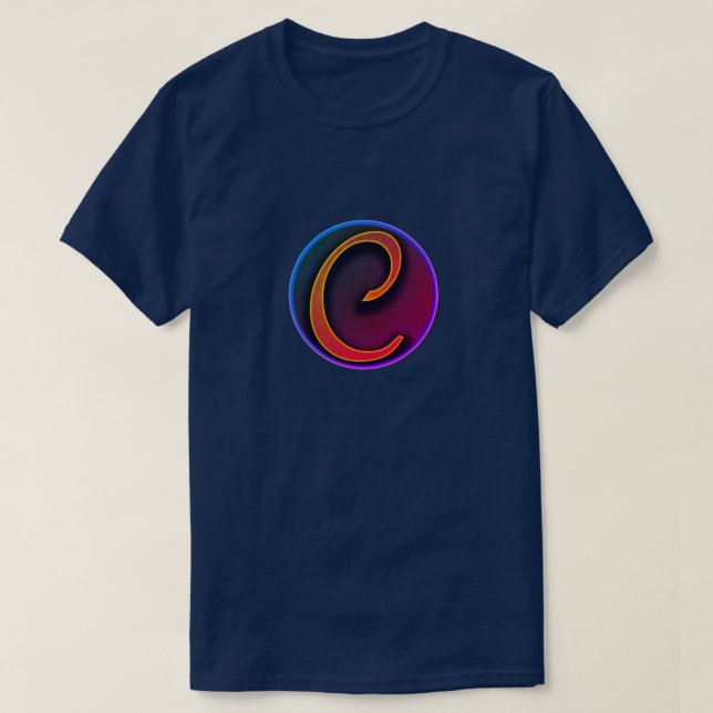 Camiseta Insígnia "C" Super Hero (Frente do Design)