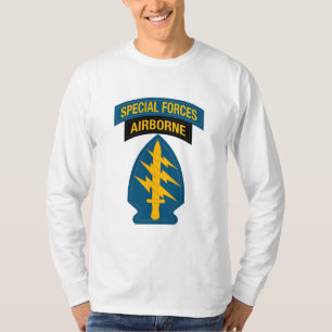 Camiseta Insígnia das Forças Especiais Tab Airborne