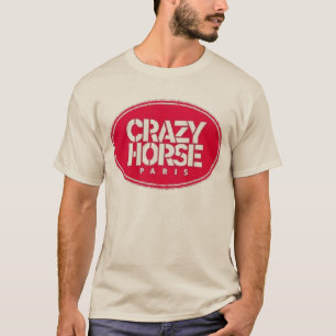 Camiseta Insígnia de Cabaré Crazy Horse Paris Vintage Clipa