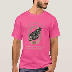 Camiseta Insígnia de Paraquedista Águia Presente para Solda