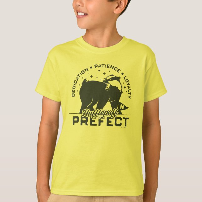 Camiseta Insígnia de Prefeito da HUFFLEPUFF™ (Frente)