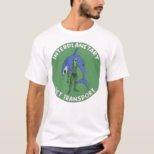 Camiseta Insígnia de Transporte de Animais Interplanetários