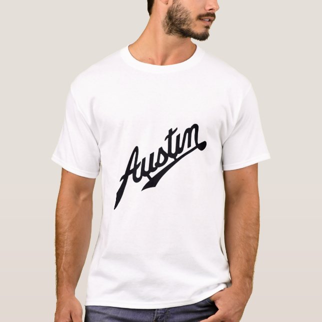 Camiseta insígnia do carro antigo de Austin (Frente)