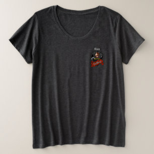 Camiseta Insígnia do Clã Adair Feminino Tamanho Plus