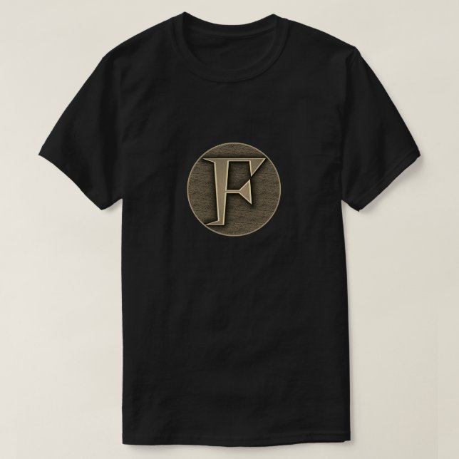 Camiseta Insígnia "F" Super Hero (Frente do Design)
