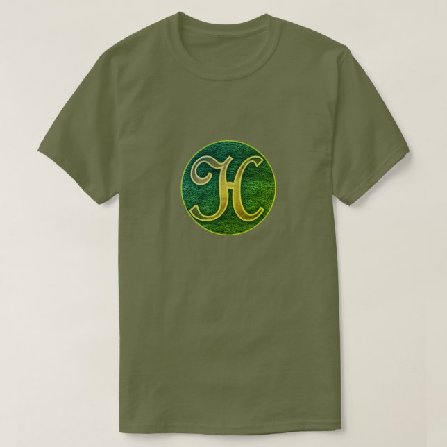 Camiseta Insígnia "H" Super Hero (Frente do Design)