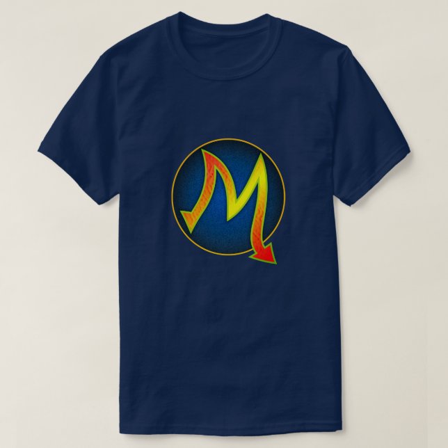 Camiseta Insígnia "M" Super Hero (Frente do Design)