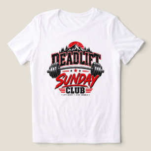 Camiseta Insígnia Vintage de Levantamento de Peso do Deadli