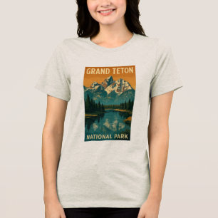 Camiseta Insígnia Vintage do Parque Nacional Grand Teton