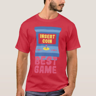 Camiseta Insira Moeda Jogo de Arcade Melhor Jogo Retro dive
