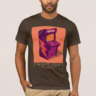Camiseta Insira Moeda Para Adulto